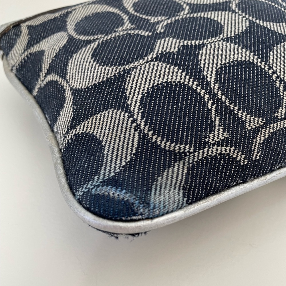 Coach Denim Pouch | Wristlet Mini Bag - Picture 6 of 15